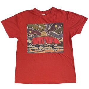 Uluru Aboriginal Art Australia T Shirt‎ Danny Eastwood Large
